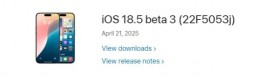 iOS 18.5 beta 3内测发布，只是修复一些BUG与改进