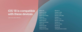 老款机型可以更新iOS 18吗？