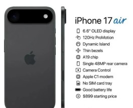 iPhone 17 Air很符合心意，轻薄、单镜头、强性能