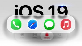 iOS 19细节曝光：App图标变圆，光照效果，标签栏“浮”起来了