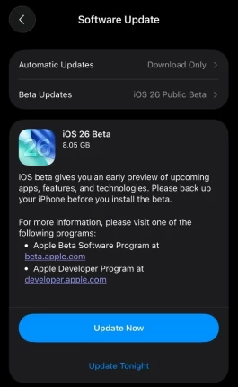 iOS 26公测版，正式上线！