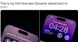 iPhone 14 Pro再出问题 惊现灵动岛烧屏现象