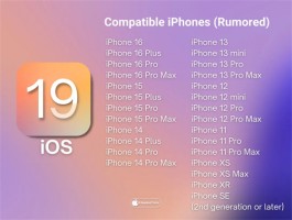 iOS19升级设备曝光，这几款iPhone获得支持