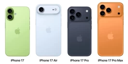 iPhone 17 系列电池容量：除 Air 外均提升，美版 Pro Max 达 5088mAh