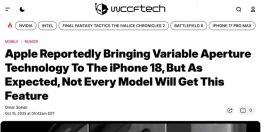 iPhone18 ProMax：最新升级提前曝光！