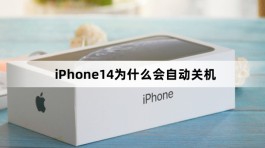 iPhone14为什么会自动关机？