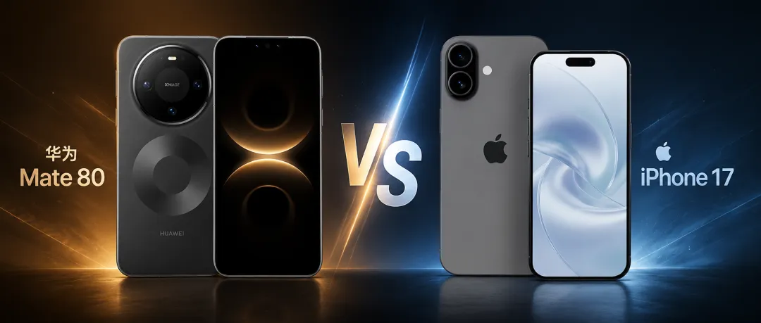 华为Mate80 VS iPhone17,标准版谁更值得入手?